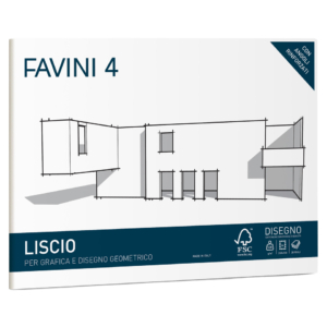 Album da disegno Cartangolo Favini 4 f.to 24x33 cm - 220g/m² liscio neutro - A166504 (conf.20 fogli)