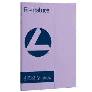 Carta colorata Favini Rismaluce colori forti 90g/m² A4 - risma da 100 fogli violetto - A69J144