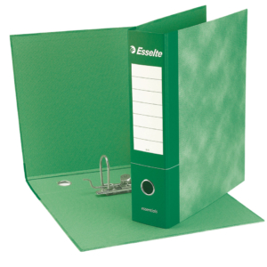 Raccoglitore ufficio con custodia Verdi Esselte Essentials G73 23x30 cm - Registratori commerciali dorso 8 cm - 390773180