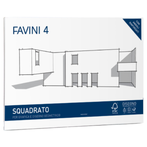 Album da disegno Cartangolo Favini 4 f.to 33x48 cm - 220g/m² liscio squadrato - A167503 (conf.20 fogli)