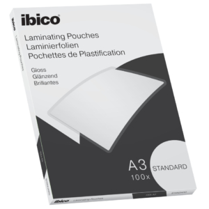 Pouches per plastificatrici IBICO BASICS standard 125µm - Ibico A3 627313 (conf.100)