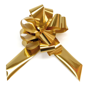 Fiocchi in nastro Bolis Oro - Ø16 cm - 65014862002 -13 (conf.20)