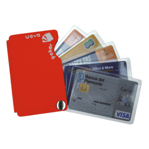 Pokercard Alplast multi 5 scomparti rosso - 905
