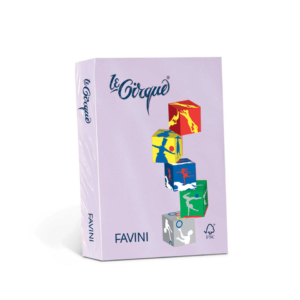 Carta colorata Favini Le Cirque A4 160g/m² colori tenui - Lilla - A749304 (risma da 250 fogli)