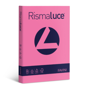 Carta colorata Favini Rismaluce colori forti 90g/m² A4 - risma da 300 fogli ciclamino - A66F304