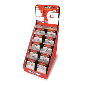 Etichette adesive Markin 25 bustine da 10 et. in vari formati X100ESP (Espositore 250 buste)