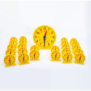 Orologi colorati per classi scolastiche Commotion - Colori Assortiti (conf.25: 24 per alunni + 1 per insegnante)