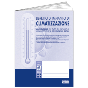 Libretti di impianto per la climatizzazione estiva e invernale All-in-1 O.C.L. - A4 - in 3 copie - 1801
