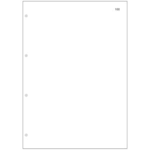 Interno Bianco numerato 1/100 O.C.L. 100 fogli - 0712
