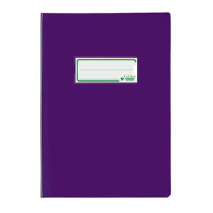 Copriquaderno A5 Favorit con portanome e salva angoli - 180µm - laccato - PE180 - Viola - 400184679 (conf.24)
