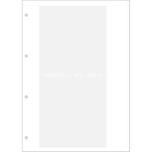 Carta uso bollo da 90g/m² per laser O.C.L. Bianco con 4 fori - 21x29,7 cm - 1464F (500 fogli)