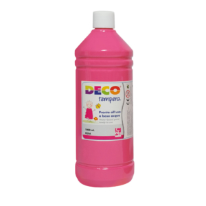 Tempera Deco Deco in flacone da 1000 ml Rosa 08808/07