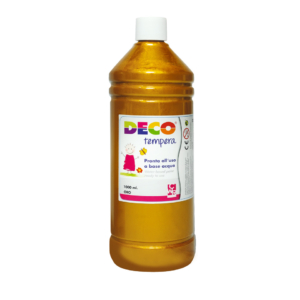 Tempera Deco Deco in flacone da 1000 ml Oro 08808/40