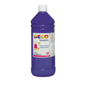 Tempera Deco Deco in flacone da 1000 ml Blu oltremare 08808/10