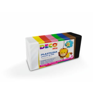 Plastilina Deco in panetto da 500gr - Colori Assortiti - 07033
