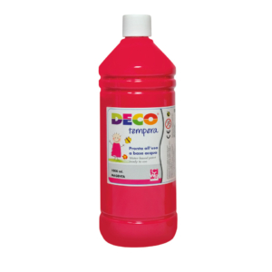 Tempera Deco Deco in flacone da 1000 ml Magenta 08808/25