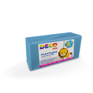 Plastilina Deco in panetto da 500gr Azzurro 07027