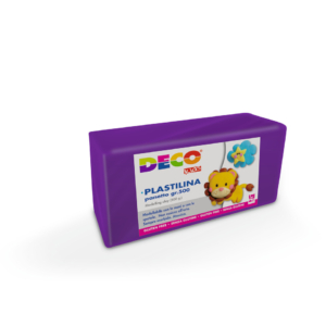 Plastilina Deco in panetto da 500gr Viola 07029