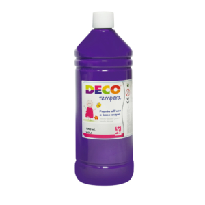 Tempera Deco Deco in flacone da 1000 ml Viola 08808/11