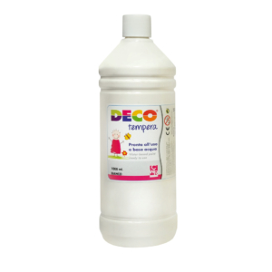 Tempera Deco Deco in flacone da 1000 ml Bianco 08808/01