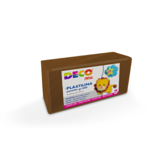 Plastilina Deco in panetto da 500gr Marrone 07030