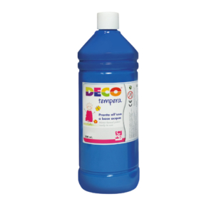 Tempera Deco Deco in flacone da 500 ml Blu cyan PF550/21