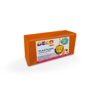 Plastilina Deco in panetto da 500gr Arancio 07022