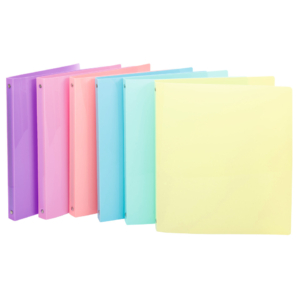 Raccoglitore 4 anelli Nikoffice in Colori Assortiti Ø16 - pastel - 01NIK381/P