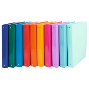 Raccoglitore in cartoncino 4 anelli Nikoffice - anelli Ø30 - Colori Assortiti - 19NIK068