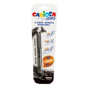 Penna a scatto cancellabile Carioca OOPS inchiostro termosensibile M 0,7 mm Nero 43042/01