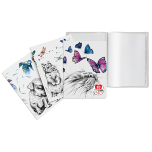 Portalistino 22x30 cm Plastibor Icon Friends con copertina in PP stampato - 20 fogli PP liscio - P5020190