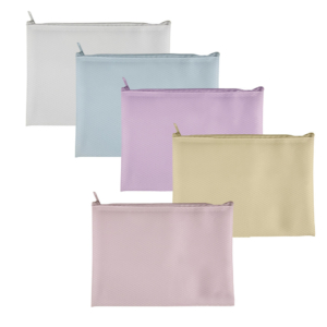 Busta con zip Plastibor in EVA colori assortiti pastello - A6 P0431790