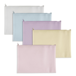 Busta con zip Plastibor in EVA colori assortiti pastello - A4 P0433190