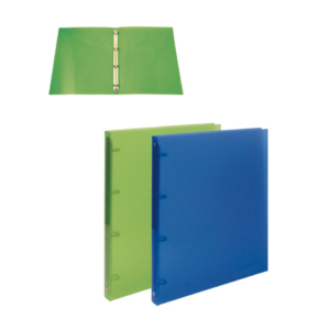Raccoglitore Trasparenti 4 anelli Nikoffice in Colori Assortiti Ø30 - rigato colori assortiti