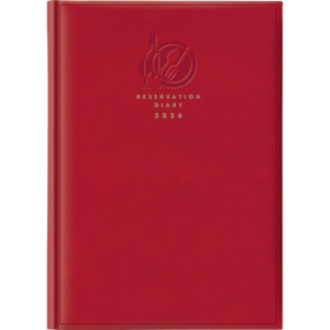 Agenda 2027 A4 prenotazioni ristoranti copertina rossa 27-513OT-D10