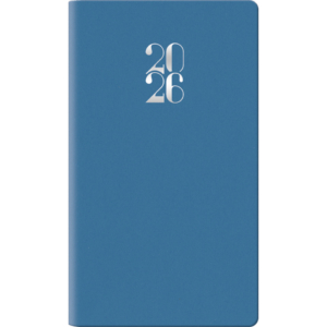 Agenda 2027 settimanale A4 21x29,7 cm gommato Azzurro 27-524FT-C06