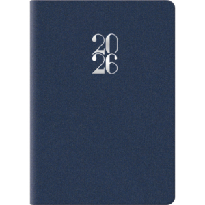 Agenda 2027 bigiornaliera gommato 7x10 cm Blu 27-110FT-C10