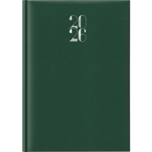 Agenda 2027 settimanale A4 21x29,7 cm gommato Verde 27-524FT-C12