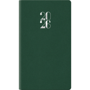 Agenda 2027 settimanale gommato 8x14 cm Verde 27-125FT-C12