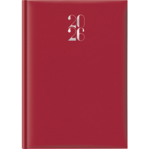 Agenda 2027 settimanale A4 21x29,7 cm gommato rosso 27-524FT-C21