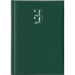 Agenda 2027 giornaliera gommato s/d sep. 14,3x20,5 cm Verde 27-225FT-C12