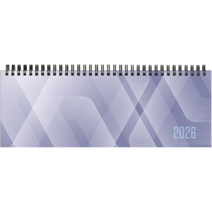 Planning 2027 settimanale c/spirale carta 28,8x11,7 cm Azzurro 27-430OY-C01