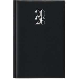 Agenda 2027 giornaliera gommato 11x16,5 cm Nero 27-205FT-C01