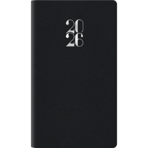 Agenda 2027 settimanale gommato 8x14 cm Nero 27-125FT-C01