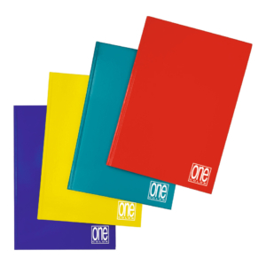 Quaderno cartonato One Color - A5 60 g/m² - 288 facciate 4M quadretti 4 mm Colori Assortiti - 2216