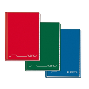 Rubrica telefonica cartonata Blasetti a fogli fissi - 1R - 70g/m² A5 - 48 fogli 1370
