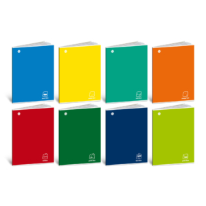 Maxi quaderno Blasetti Colorface A4 Colori Assortiti 100g/m² - quadretti 10 mm con margine - 18+1 fogli - 5914 (conf.10)