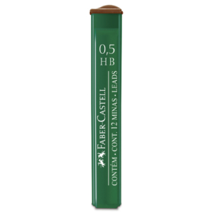 Mine HB Faber-Castell - Ø0,5 - 521500 (astuccio da 12 mine)