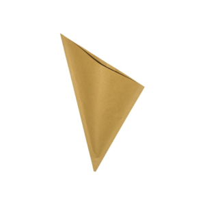 Cono in carta paglia politenata Le Nappage idonei al contatto con alimenti grassi - 18x18 cm - WRPP8018 (conf.250)