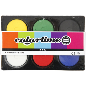 Acquerelli Watercolor - primary colours Ø57 mm - 19 mm Creativ Company 19 mm 34576